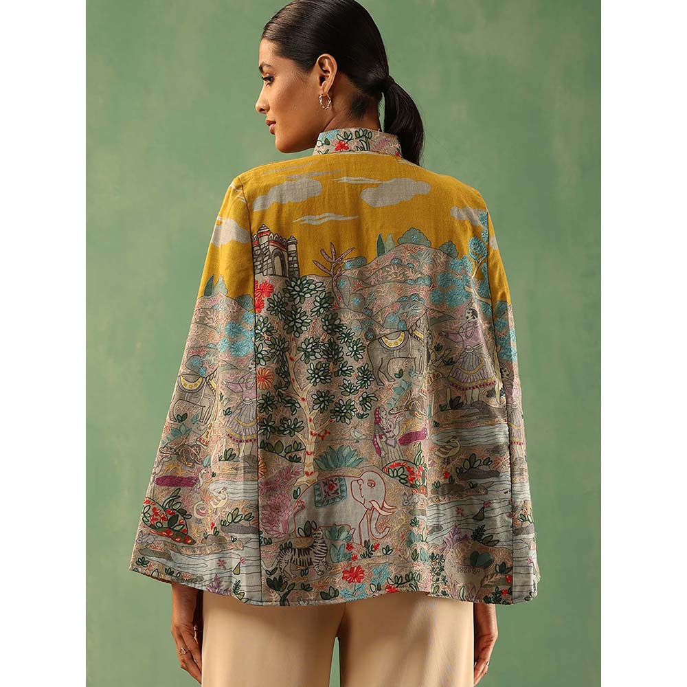 Dusala India Ezra Multi-Color Cape