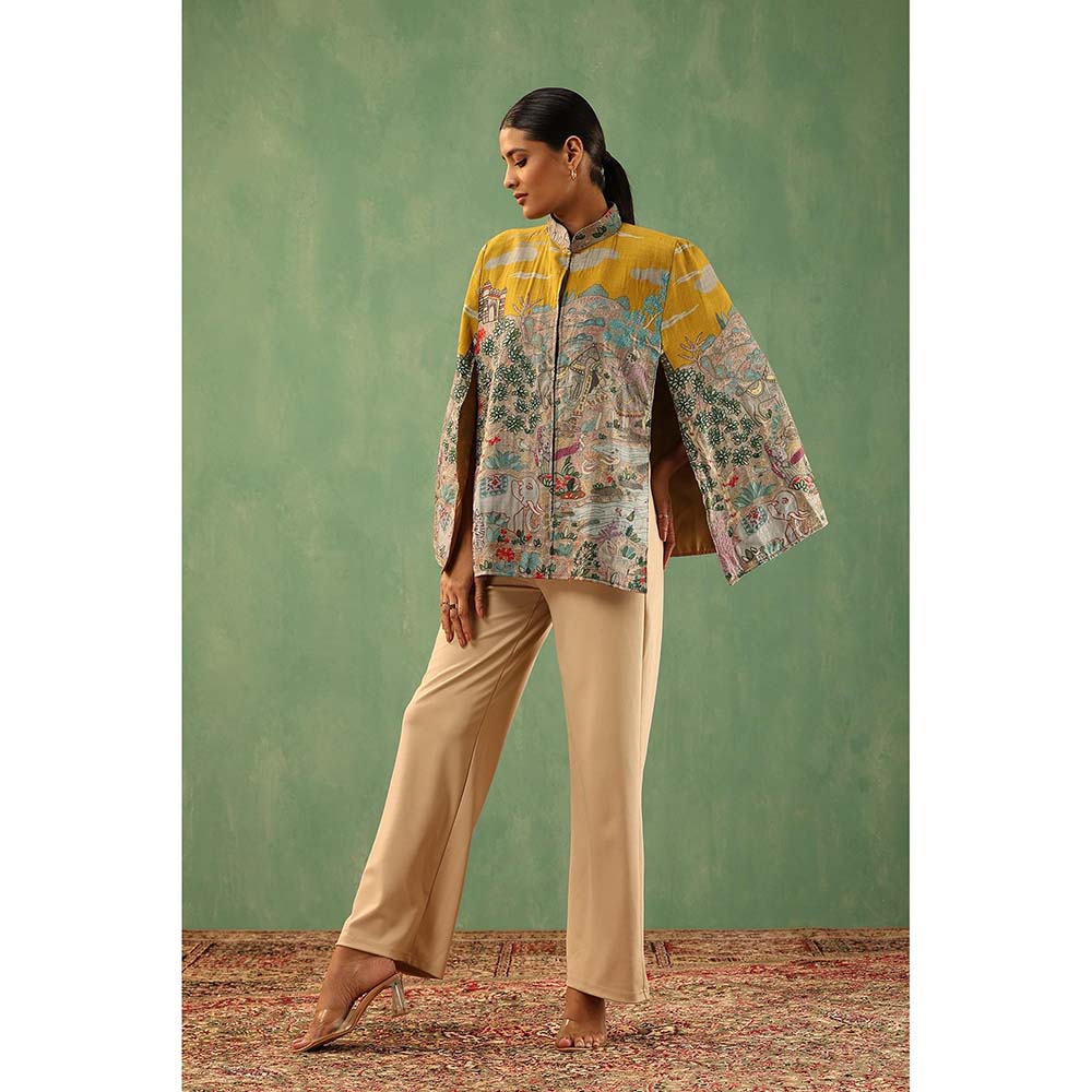 Dusala India Ezra Multi-Color Cape