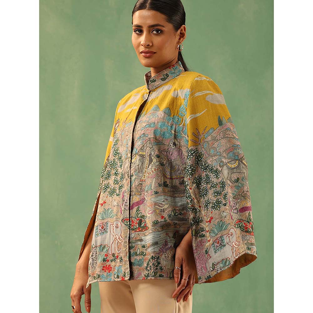 Dusala India Ezra Multi-Color Cape