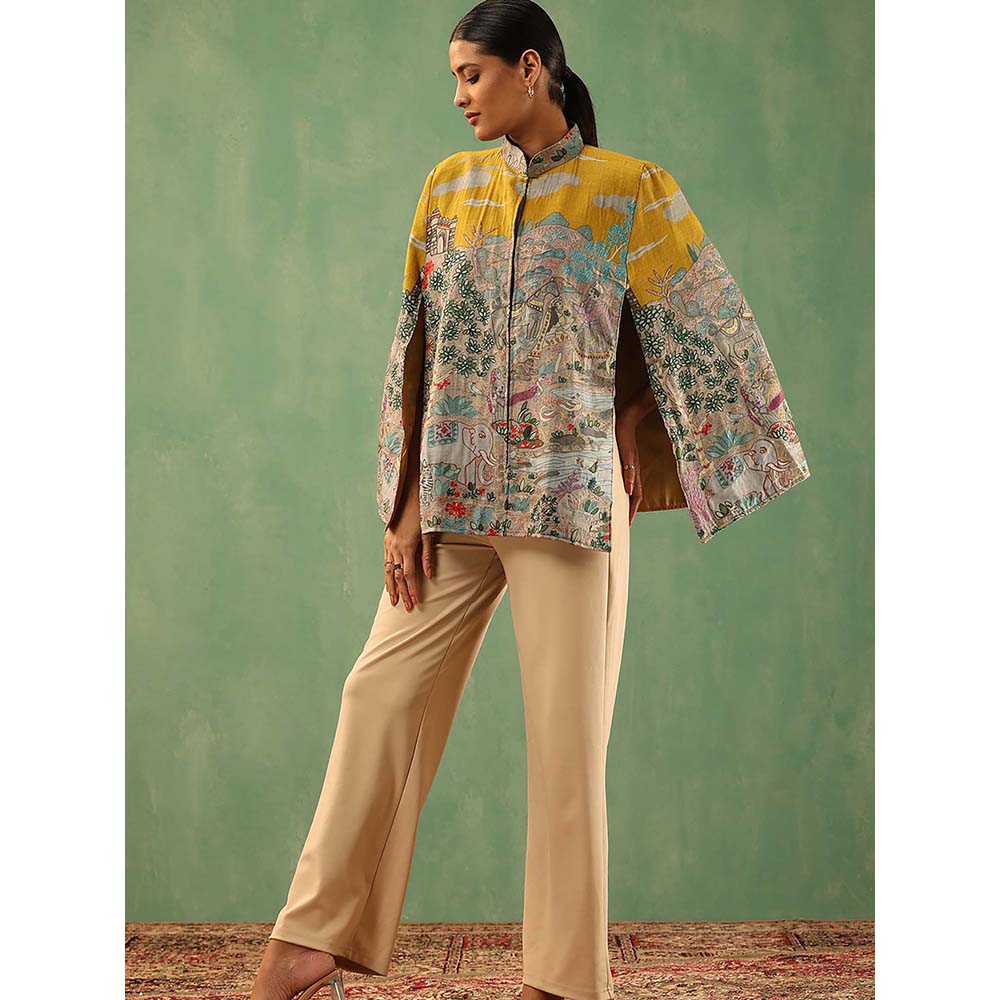 Dusala India Ezra Multi-Color Cape