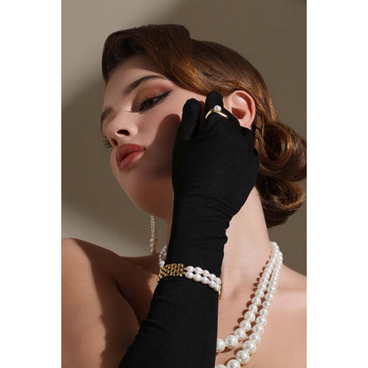 Dusala India White Cuban Luxe Bracelet