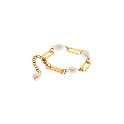 Dusala India White Everyday Elegance Bracelet