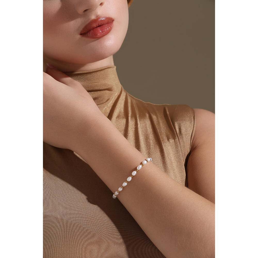 Dusala India White Daily Bracelet