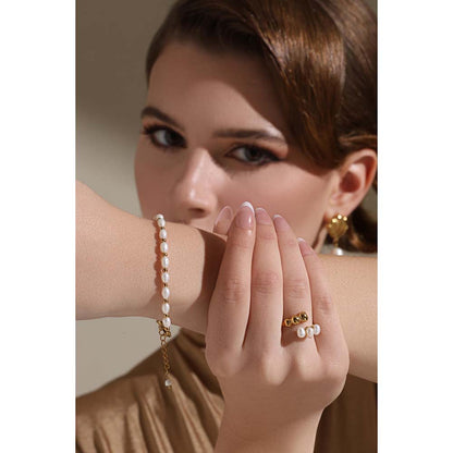 Dusala India White Daily Bracelet