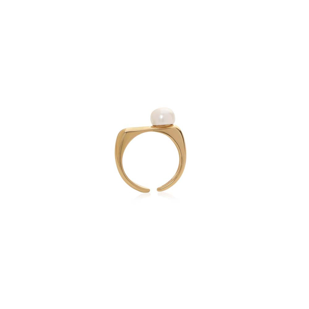 Dusala India White The Boho Rings