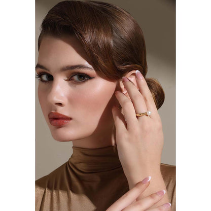 Dusala India White The Boho Rings