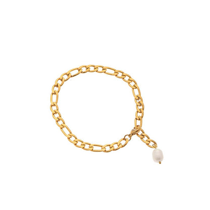 Dusala India White Pearl Anklet
