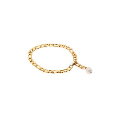 Dusala India White Pearl Anklet