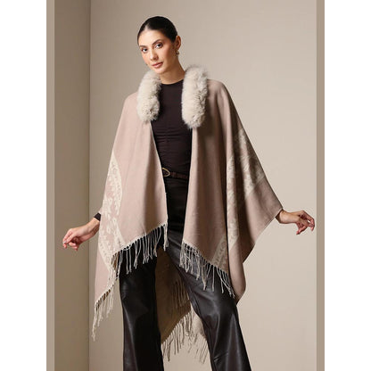 Dusala India Dusala Vegan Fur Cape
