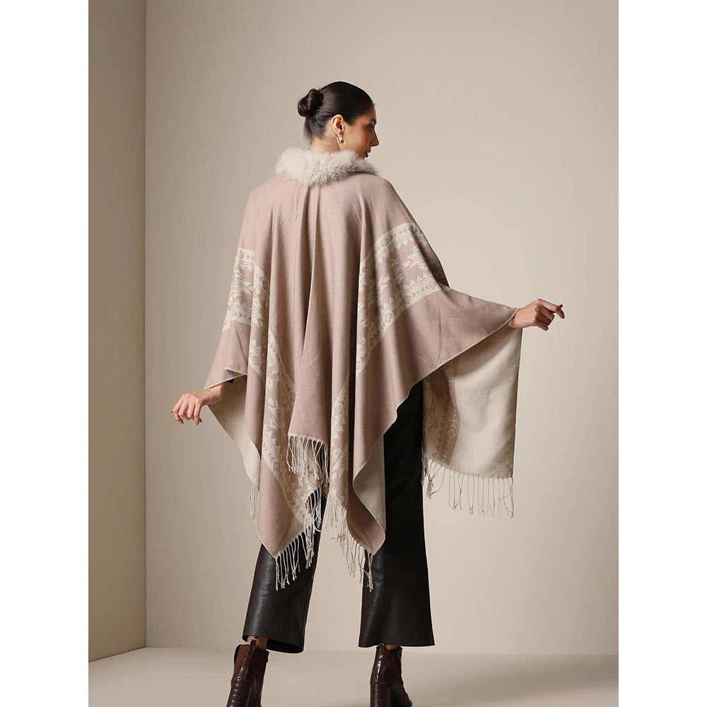 Dusala India Dusala Vegan Fur Cape