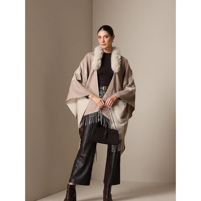 Dusala India Dusala Vegan Fur Cape