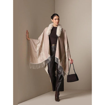 Dusala India Dusala Vegan Fur Cape