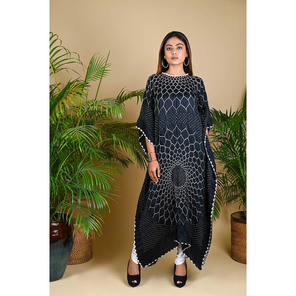 Dyelogue Three Flowers Kaftan