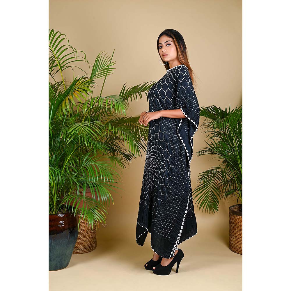 Dyelogue Three Flowers Kaftan