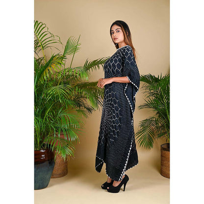 Dyelogue Three Flowers Kaftan