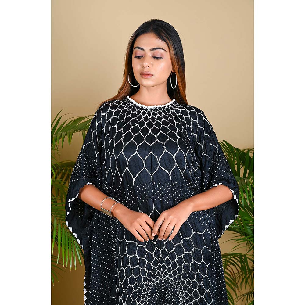 Dyelogue Three Flowers Kaftan