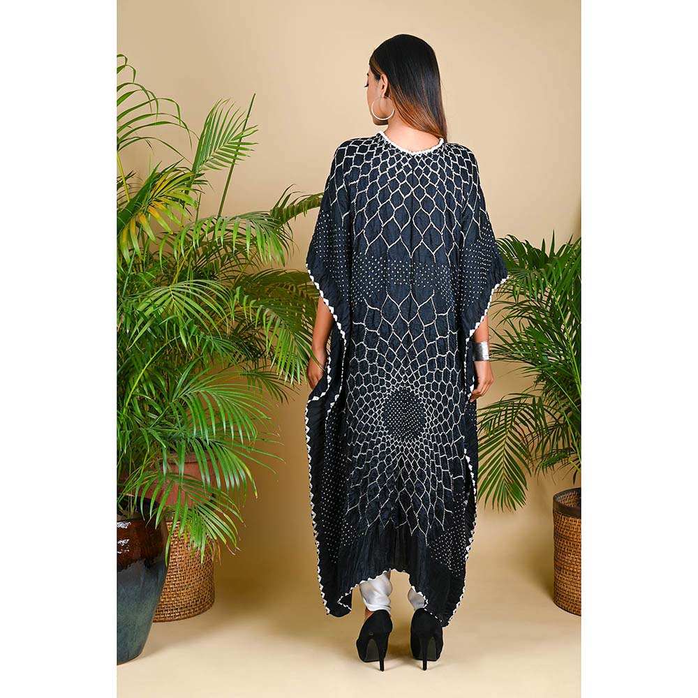 Dyelogue Three Flowers Kaftan