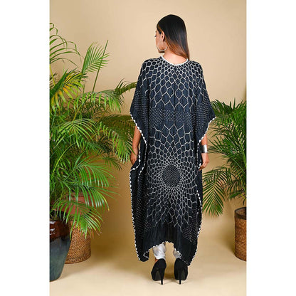 Dyelogue Three Flowers Kaftan