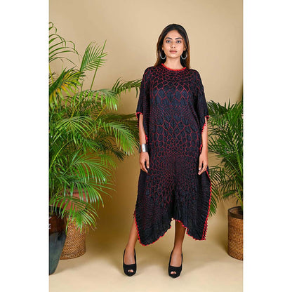 Dyelogue Three Flowers Kaftan