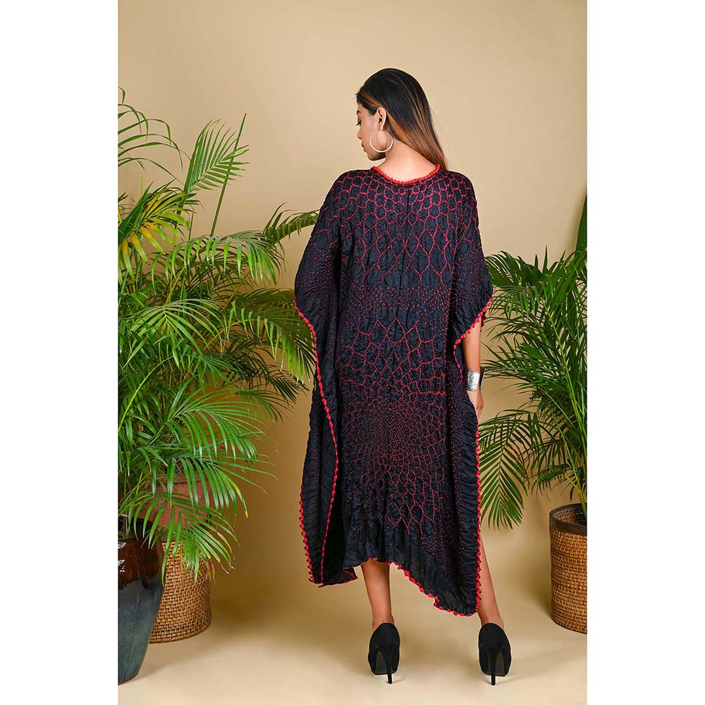 Dyelogue Three Flowers Kaftan