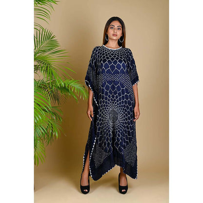 Dyelogue Three Flowers Kaftan