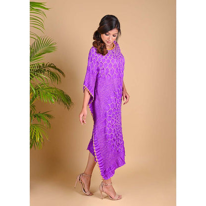 Dyelogue Three Flowers Kaftan