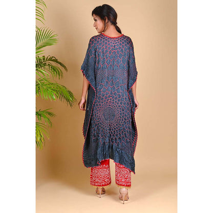 Dyelogue Three Flowers Kaftan