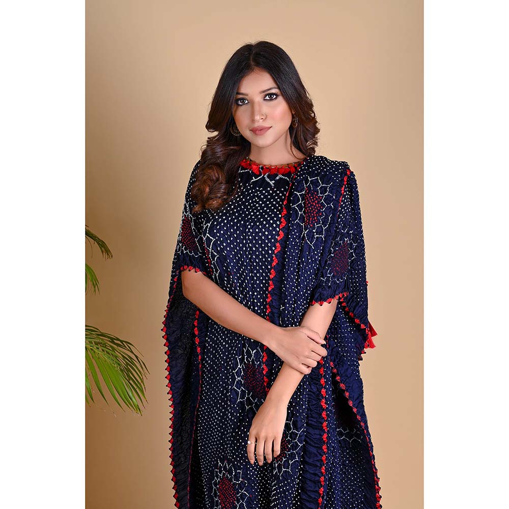 Dyelogue Drape Dress - Valley Of Flowers