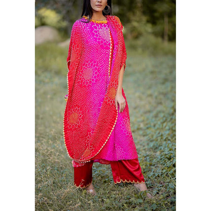 Dyelogue Drape Dress - Valley Of Flowers