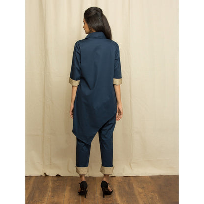 Echke Extended Collar Co-Ord (Set of 2)