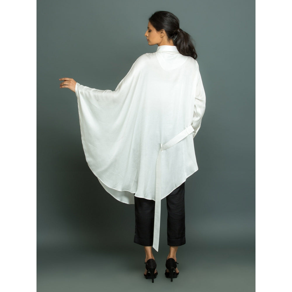 Echke Asymmetric Shirt Co-Ord (Set of 2)