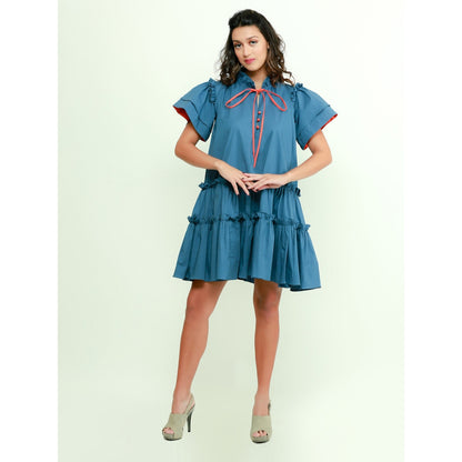 Echke Neon Tiered Dress