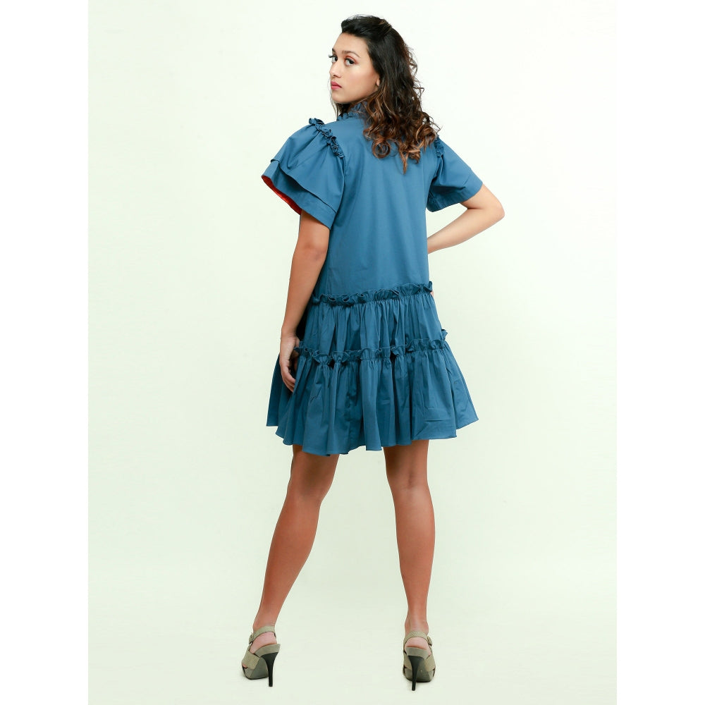 Echke Neon Tiered Dress