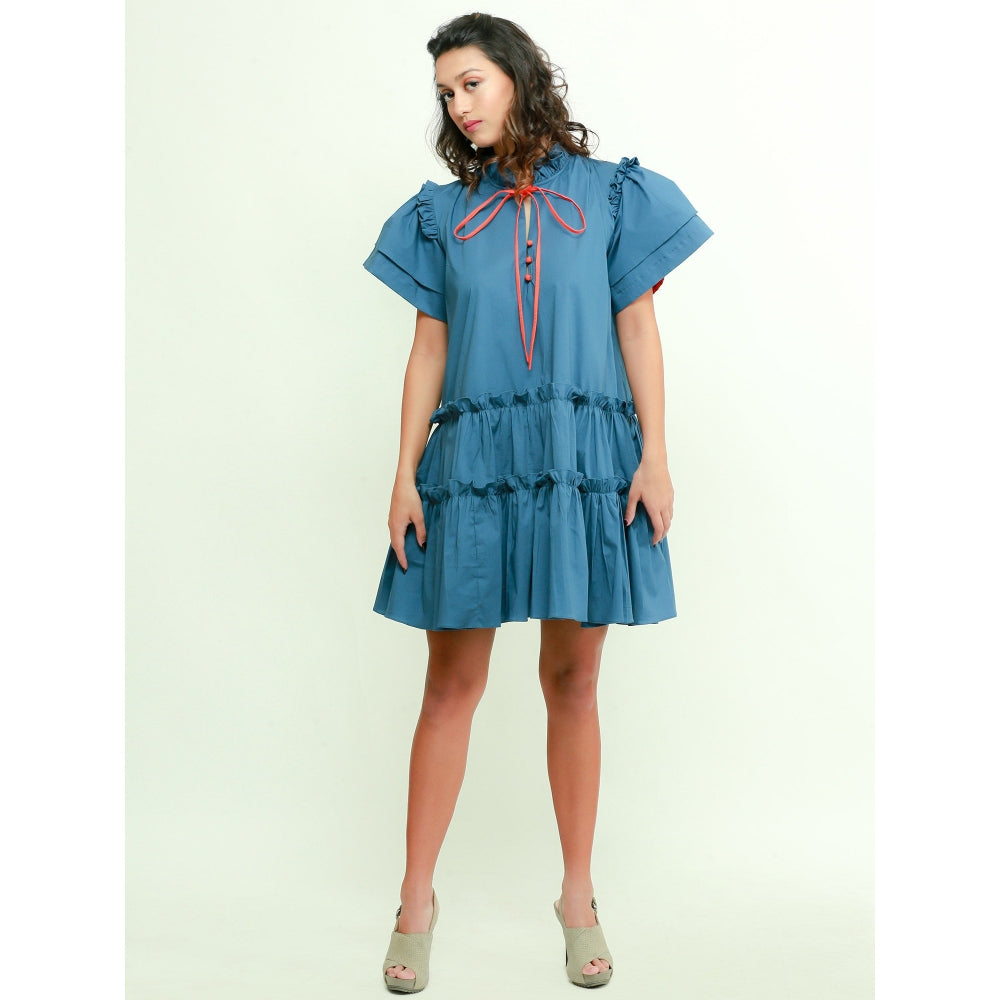 Echke Neon Tiered Dress