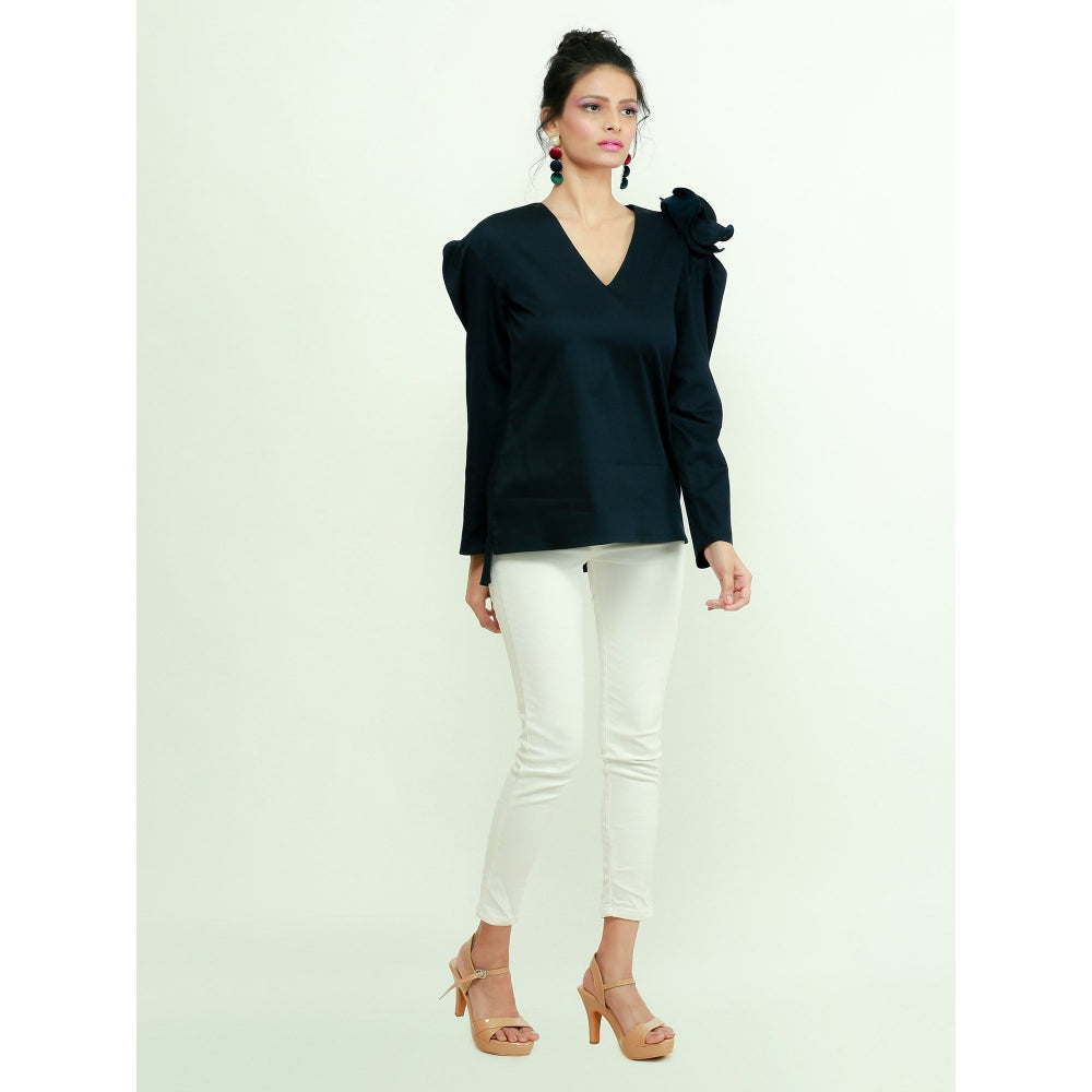 Echke Top With One Shoulder Feature