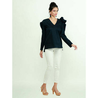 Echke Top With One Shoulder Feature