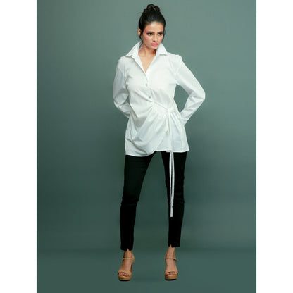 Echke Shirt With Tie-Up Feature