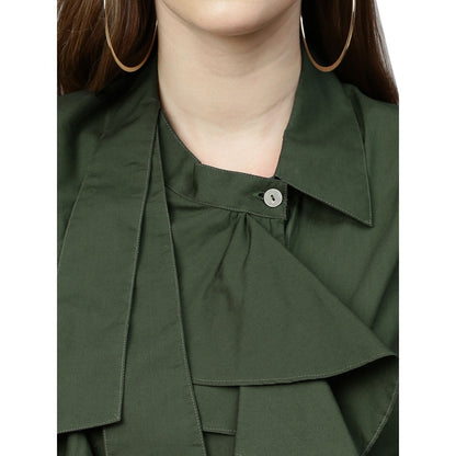 Echke Extended Collar and Frill Top