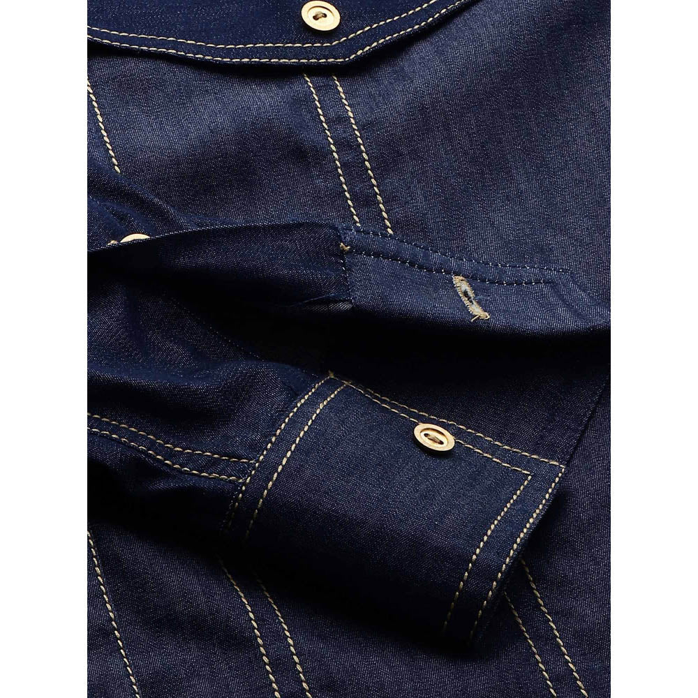 Echke Denim Shirt With Embellishments