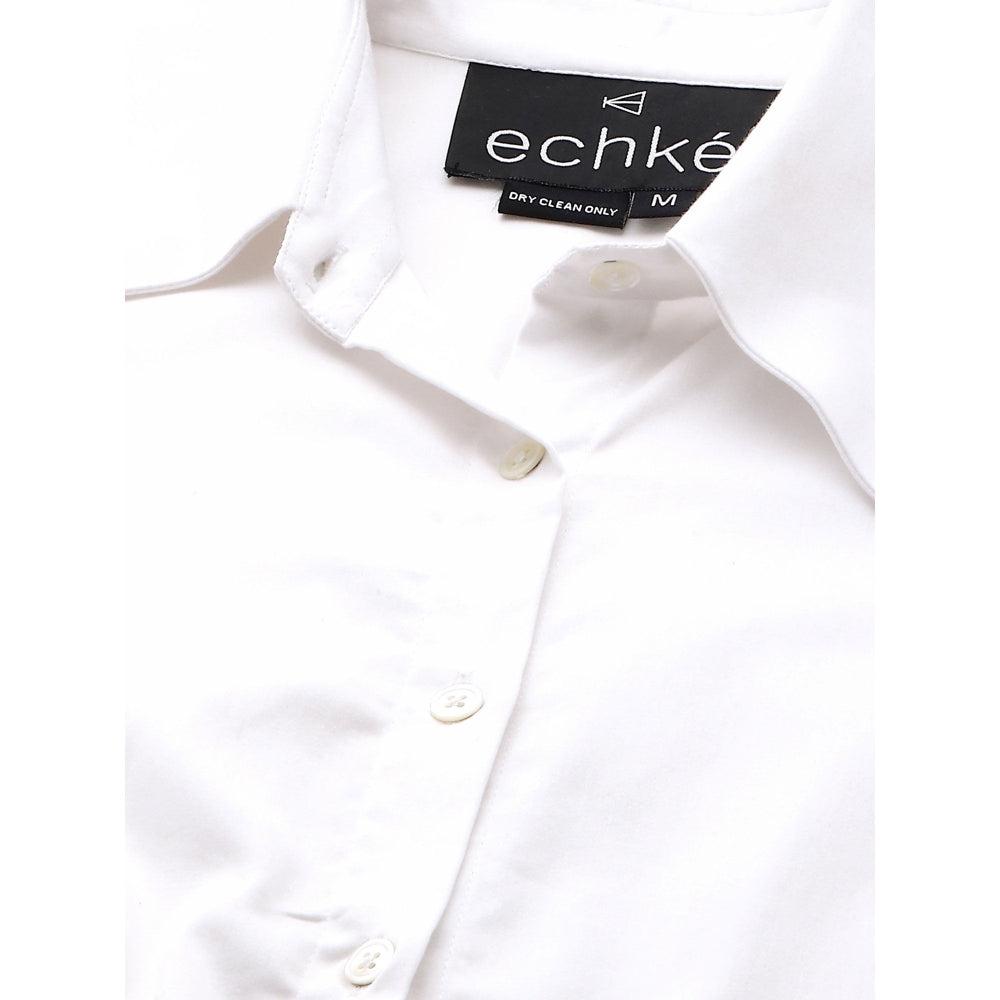 Echke Asymmetric Top With Long Collars