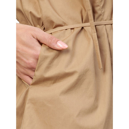 Echke Dress With Hoodie and Back Elastic Feature