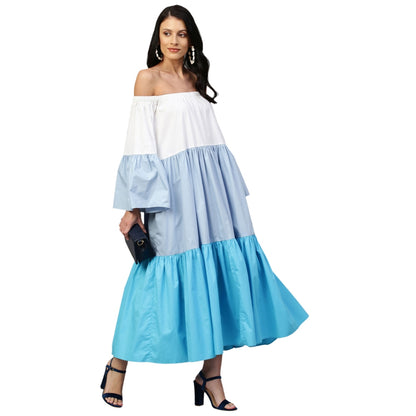 Echke Off Shoulder Tiered Dress