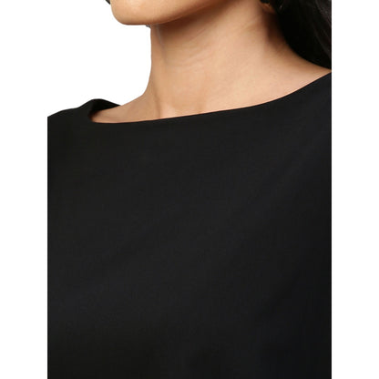 Echke Long Fitted Dress With Sleeve Hole Feature
