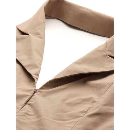 Echke Halter Neck Interverted Trouser Dress