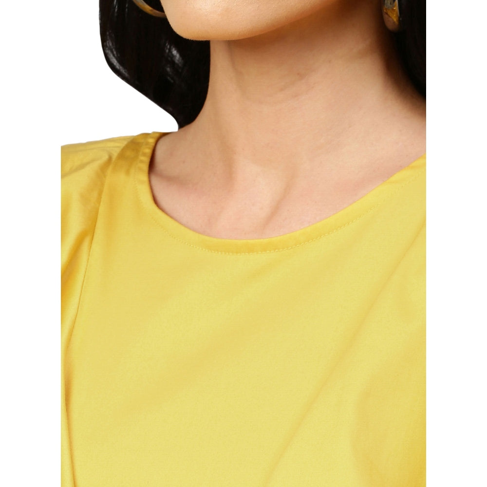 Echke Sleeveless Dress With Side Ruffles
