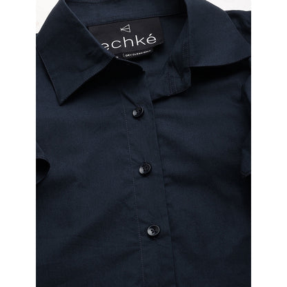 Echke Sleeveless Shirt With Frills and Tie-Ups