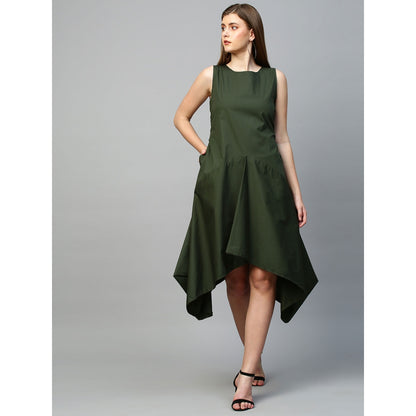 Echke Asymmetric Dress With Zipper