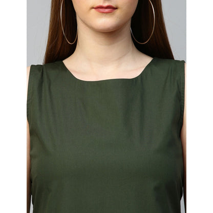 Echke Asymmetric Dress With Zipper