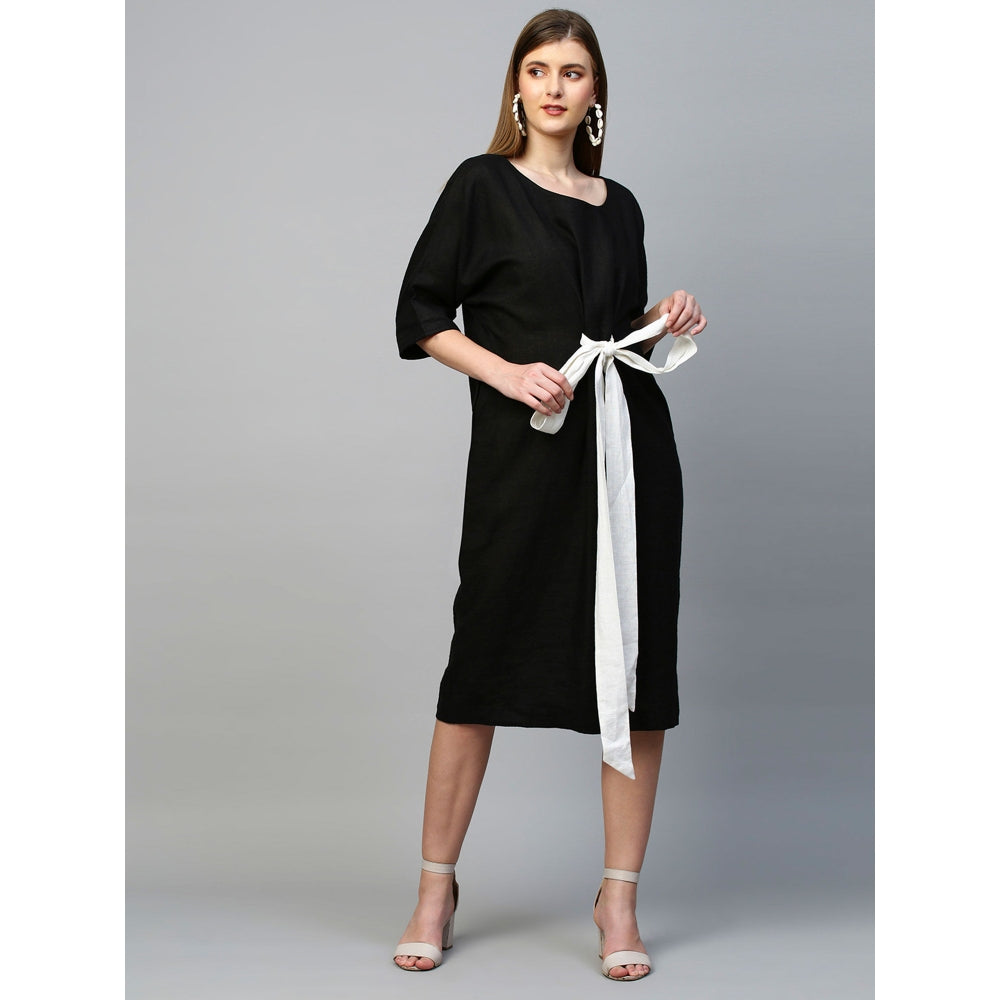 Echke Dress With Mid-Riff Tie-Up
