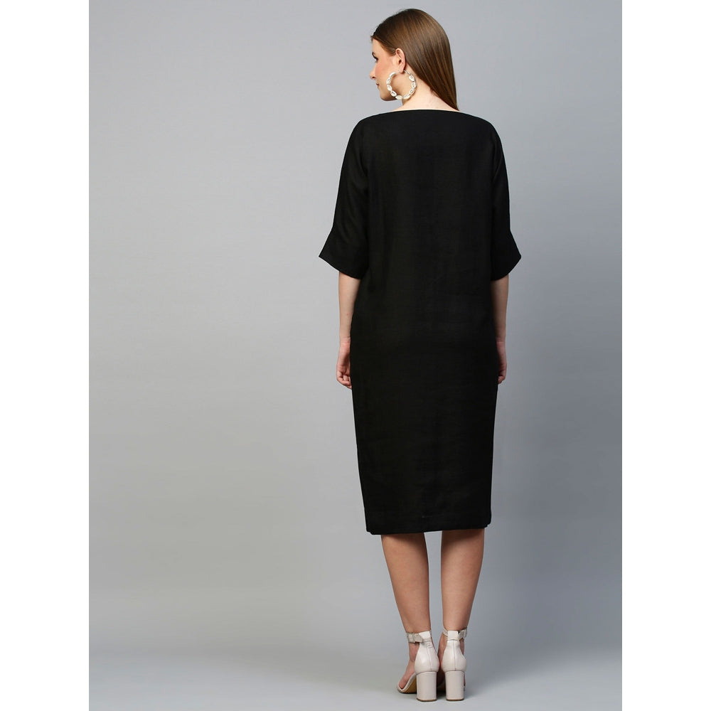 Echke Dress With Mid-Riff Tie-Up
